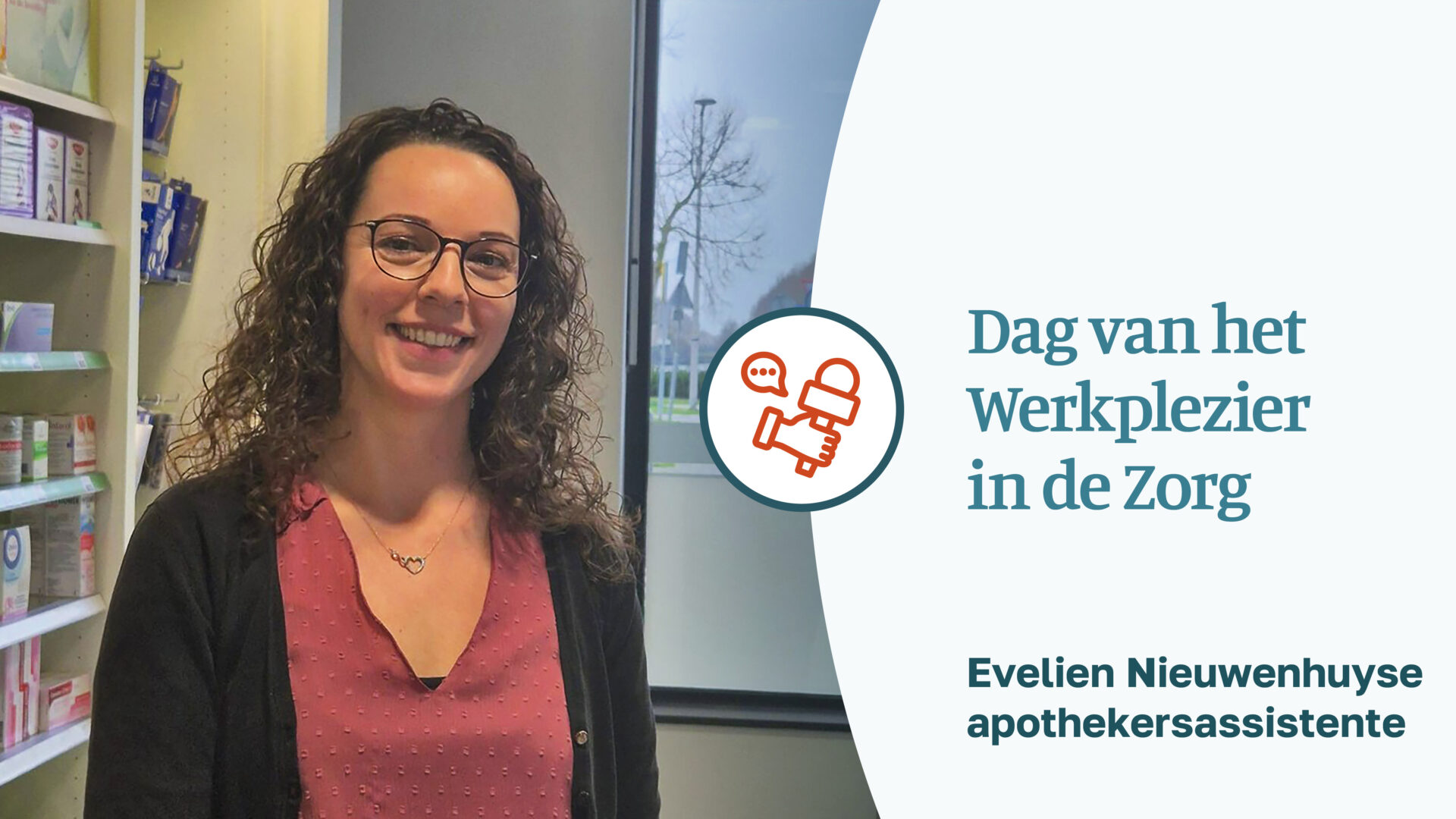 Dag van het Werkplezier in de Zorg: apothekersassistente Evelien over haar passie voor het vak 1 Dag van het Werkplezier in de Zorg: apothekersassistente Evelien over haar passie voor het vak